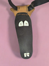 Load image into Gallery viewer, Vintage Novelty Toy Holster Belt White Black Gold Red Gem Mid-Century