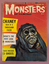 Load image into Gallery viewer, Famous Monsters of Filmland #8 Magazine (Sept 1960) Lon Chaney 13 Ghosts