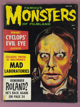 Load image into Gallery viewer, Famous Monsters of Filmland #7 Magazine June 1960 Cyclops' Evil Eye