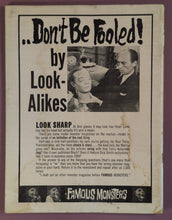 Load image into Gallery viewer, Famous Monsters of Filmland #19 Magazine May 1962 Bride of Frankenstein