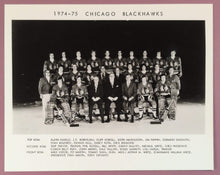Load image into Gallery viewer, Vintage 1974-75 Chicago Blackhawks 8x10 Team Photo Stan Mikita Esposito