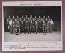 Load image into Gallery viewer, 1978-79 Chicago Blackhawks 8x10 Team Photo Hockey Vtg Stan Mikita Bobby Orr