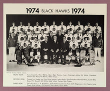 Load image into Gallery viewer, 1974 Chicago Black Hawks Team Photo 8x10 by Maurice Seymour, Chicago
