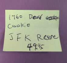 Load image into Gallery viewer, 1960 Dear Cookie USA President JFK John F. Kennedy #59 RARE