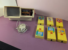 Load image into Gallery viewer, Vintage 1977 Fisher-Price Movie Viewer Theater 463 w/ 6 Cartridges & Box