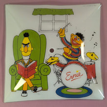 Load image into Gallery viewer, Vintage 1981 Muppets Inc. Sesame Street Bert & Ernie Glass Lamp Shade Cover
