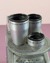 Load image into Gallery viewer, Vintage 1958 Revere Eye-Matic Spool Eight 8mm Turret Movie Camera