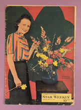 Load image into Gallery viewer, Lot of 5 Vintage The Star Weekly Magazines, March 1939, Joyce Compton