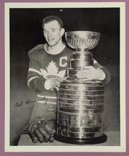 Load image into Gallery viewer, Vintage Ted Kennedy Toronto Maple Leafs Stanley Cup Quaker Oats Photo