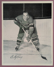 Load image into Gallery viewer, 1945-54 Quaker Oats Hockey Billy Reay 1st Run "Blue Tint" 1st Run 8X10 Photo