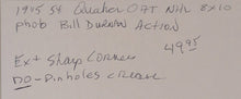 Load image into Gallery viewer, Bill Durnan 1945-54 Quaker Oats NHL 8x10 Action Photo Montreal Canadiens
