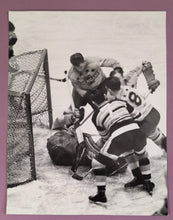 Load image into Gallery viewer, 1945 NY Americans vs Chicago Blackhawks Hockey Type 1 News Photo Robertson