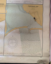 Load image into Gallery viewer, Antique Map Canada Lake Ontario Plans of Harbours Port Credit Dalhousie 1911-15