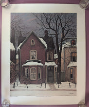 Load image into Gallery viewer, John Kasyn "Old House on Bleecker St." C.I.C.A. Toronto Lithograph Print