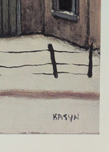 Load image into Gallery viewer, John Kasyn "Old House on Bleecker St." C.I.C.A. Toronto Lithograph Print