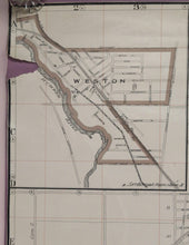 Load image into Gallery viewer, Vintage Map of City of Toronto and Suburbs by The Map Specialty Company c.1912