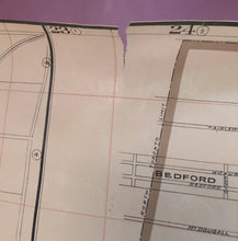 Load image into Gallery viewer, Antique 1890 Chas E. Goad Map Plate of Toronto - Ward 1, East Toronto