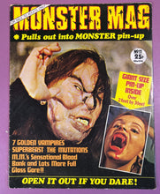 Load image into Gallery viewer, 1976 Monster Mag #11 Vintage British Horror Magazine with Giant Pin-Up & Poster