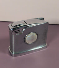 Load image into Gallery viewer, Vintage Fisker Automatic Table Lighter Chrome Mother of Pearl Inlay Japan
