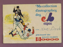 Load image into Gallery viewer, Vintage 1970 Montreal Expos Autograph Album Metro Food Stores w/ Signatures
