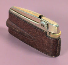 Load image into Gallery viewer, 1960s Ronson VeraFlame Pocket Lighter Red Leather Made in England