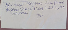 Load image into Gallery viewer, Vintage Ronson Varaflame Table Lighter Green Stone MCM Base