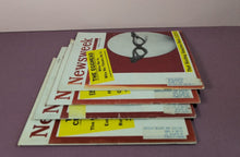 Load image into Gallery viewer, Lot of 4 Vintage Newsweek Magazines 1956 Eisenhower, Egghead, The Crisis