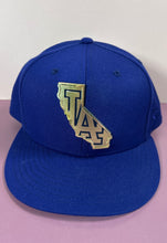 Load image into Gallery viewer, New Era 59FIFTY LA Dodgers Hat Gold California State Metal Badge