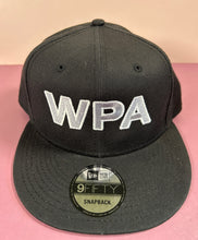 Load image into Gallery viewer, New Era 9FIFTY WPA Snapback Hat Black Baseball Cap One Size