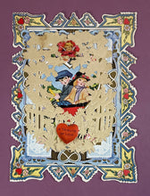 Load image into Gallery viewer, Vintage 1927 WhitneyMade Valentine Card A Tribute of Love Die-Cut Embossed
