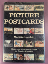 Load image into Gallery viewer, Picture Postcards by Marian Klamkin Hardcover Book (1974) Ex-Library