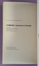 Load image into Gallery viewer, Etobicoke From Furrow to Borough by Esther Heyes (1974, 2nd Printing)