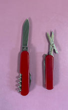 Load image into Gallery viewer, Lot of 2 Victorinox Swiss Army Knives - Officer Suisse & Small Knife