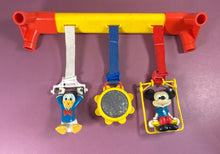 Load image into Gallery viewer, Vintage Child Guidance Disney Mickey Mouse Donald Duck Crib Toy Activity Bar