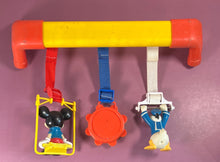 Load image into Gallery viewer, Vintage Child Guidance Disney Mickey Mouse Donald Duck Crib Toy Activity Bar