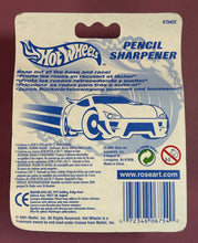 Load image into Gallery viewer, 2001 Hot Wheels RoseArt Pencil Sharpener Black Car New Sealed 6754CE