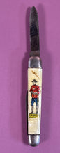 Load image into Gallery viewer, Vintage Canada Souvenir Pocket Knife with RCMP Mountie Graphic