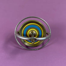 Load image into Gallery viewer, Vintage Gyrota Junior Gyroscope Top Toy British Made with Original Box
