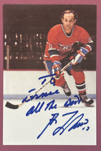 Load image into Gallery viewer, Guy Lafleur Autographed Photo Card Montreal Canadiens Inscribed "To Ernie"
