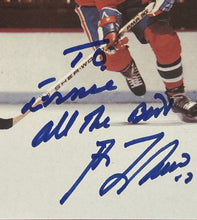 Load image into Gallery viewer, Guy Lafleur Autographed Photo Card Montreal Canadiens Inscribed "To Ernie"