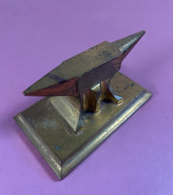 Load image into Gallery viewer, Art Deco Bauhaus Bronze Anvil Bench Tool – Jeweler Goldsmith