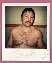 Load image into Gallery viewer, George Chuvalo Signed Polaroid Type-1 Photo Boxer Post-Fight March 7, 1977