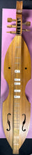 Load image into Gallery viewer, Vintage Bill Davis 5-String Mountain Dulcimer Walnut Fiddle Hourglass Shape