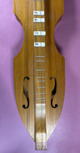 Load image into Gallery viewer, Vintage Bill Davis 5-String Mountain Dulcimer Walnut Fiddle Hourglass Shape