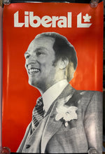 Load image into Gallery viewer, Vintage Pierre Trudeau Liberal Party of Canada Election Campaign Poster