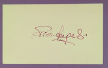 Load image into Gallery viewer, Pier Angeli Autographed Index Card Vintage Signature
