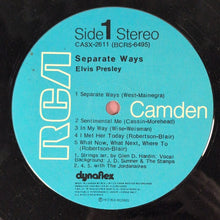 Load image into Gallery viewer, Elvis Presley - Separate Ways Vinyl LP Record 1972 RCA Camden CASX-2611