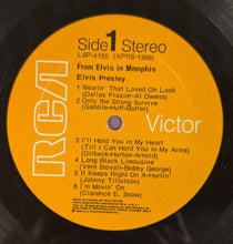 Load image into Gallery viewer, Elvis Presley - From Elvis In Memphis Vinyl LP Record RCA Victor LSP-4155