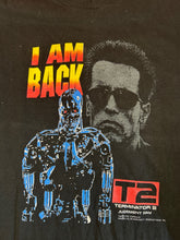 Load image into Gallery viewer, Vintage 1991 Terminator 2 T2 Judgment Day 'I Am Back' Movie Promo T-Shirt