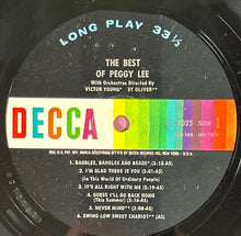 Load image into Gallery viewer, Peggy Lee - The Best Of Peggy Lee (Vinyl 2xLP, Compilation) Decca DXB 164